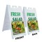 Signmission Fresh Salad, A-Frame & 2 Decals Installed, Heavy-Duty Plastic Frame SBHD-D-2436-Fresh Salad - alternate 2