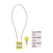 Brady Velocity 16in Compact Cable Lockout Padlocks Nylon 8in Shackle Clearance KD Yellow CPPL-YLW-400CB-KD - alternate 2