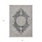 Homeroots 3' X 5' Black And Ivory Oriental Washable Indoor Outdoor Area Rug 597722 - alternate 2