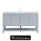 James Martin Vanities Breckenridge 60 in. Single Vanity, Serenity Blue, w/ 3 CM Ethereal Noctis Silestone Top 330-V60S-SRB-FENC - alternate 1