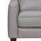 Homeroots Gray Leather L Shaped Three Piece Corner Sectional 548959 - alternate 2