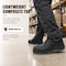 Handpoint Mens 4 in Composite Toe Work Boots-Slip Resistant, Anti-Puncture, Electrical Hazard Protection, 7 61N01BK-7 - alternate 2