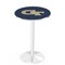 Holland Bar Stool Co 42" Chrome Georgia Tech Pub Table, 36" dia. Top L214C4236GATech - alternate 1