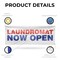 Signmission Laundromat Now Open, 24 Inch x 72 Inch, Vinyl Banner B-72-30724 - alternate 3