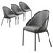 Leisuremod Urbane Collection Modern Dining Chair in Charcoal, 4PK UC21CH4 - alternate 1