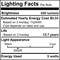 Bulbrite LED Filament 4.5w Dimmable T8 Bulb Candelabra (E12) Base - 3000K Soft White, 450 Lumens, 4PK 862782 - alternate 2