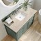 James Martin Vanities Brittany 48" Single Vanity, Smokey Celadon, w/ 3 CM Tajnar Eclos Top 650-V48-SC-3TJR - alternate 2