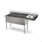 Koolmore 81 in. Three Compartment Sink Bowl Size 18x24x14 Stainless-Steel 18 Gauge with Right Drainboard KM-SC182414-24R3 - alternate 1