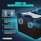 Kplunge 69in 1-Person 2-Jets All-in-One Cold Plunge and Hot Tub Built-in Chiller, Lights, and WiFi in Blue CP-CH7939BL - alternate 2