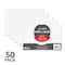 C-Line Products 4" x 6" White Unruled Index Cards of 50, 30 EA/CT 48908-CT - alternate 1
