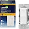 Leviton Decora Incandescent/Halogen/LED/CFL White/Light Almond Rocker/Slide Universal Dimmer Switch RA2-DSL06-2AW - alternate 1