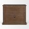 Homeroots 19in Brown Solid Wood Accent Cabinet With Two Doors And One Drawer 727716 - alternate 2