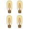 Bulbrite 4W Dimmable Antique Filament T14 Medium E26 LED Bulb, 315lu, 2100K, and 90 CRI, 4PK 860993 - alternate 1