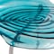 Leisuremod Astor Water Ripple Design Dining Chair, Transparent Blue, 2PK AC20TBU2 - alternate 2