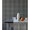 Chesapeake Austin Charcoal Plaid Wallpaper 3123-330215 - alternate 2