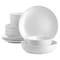 Meritage Urbana 12 Piece Stoneware Dinnerware Set in White 117566.12 - alternate 1