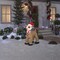 Rudolph Airblown Christmas Inflatable the Red-Nosed Reindeer in Santa Hat and Scarf 42 in. I 36888 - alternate 2
