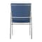 Flash Furniture HERCULES Heavy Duty Navy Vinyl Stack Chair with Arms, 4PK 4-XU-60154-NVY-VYL-GG - alternate 3