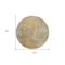 Homeroots 8' Beige Taupe And Ivory Round Abstract Washable Indoor Outdoor Area Rug 577639 - alternate 2