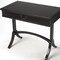 Homeroots Acacia And Pinewood Black Writing Desk 389435 - alternate 2