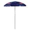 Picnic Time Family Of Brands NCAA Ole Miss Rebels Outdoor Canopy Sunshade Beach Umbrella 5.5' 822-00-138-374-0 - alternate 1