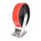 Vestil Polyurethane Swivel Caster 8 In. Diameter x 2 In. Width 1474 Lb. Capacity Red/Black CST-VE-8X2PU-S - alternate 2