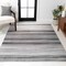Jonathan Y Austin Gradient Striped Gray/Black 5 ft. x 8 ft. Area Rug LUX103A-5 - alternate 1