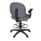 Regency Comfort Series Swivel Fabric Computer Task Chair with Drafting Kit - Black 105-AA-DK-GY - alternate 3