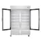 Koolmore 54 in. Commercial Two Glass Door Convertible Reach-In Refrigerator/Freezer with 49 Cu. Ft. Capacity KM-RIC-2DGD - alternate 2