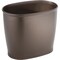 Idesign Wastebasket Kent Black Plastic Oval Black 93440 - alternate 2