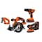 Black & Decker 20V MAX* Lithiuim Ion 4 Tool Combo Kit: Drill/Driver, Circular Saw, MOUSE(R) Detail Sander and Light BD4KITCDCMSL - alternate 2