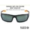Klein Tools Safety Glasses, Anti-Fog & Anti-Scratch, Black/Orange Lens, Black/Orange Frame, Full-Frame 60539 - alternate 2