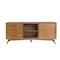 Homeroots 64in Brown TV Stand with Drawers and Sliding Door 404262 - alternate 2
