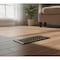 Sierra Grates 4 in. H X 14 in. W Powder Coat Steel, Metallic Bronze Floor Register LAT414-BRZ - alternate 2