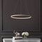 Jonathan Y Brice 23.75" Modern Contemporary Metal Round Dimmable Integrated LED Pendant, Beige JYL7203H - alternate 2
