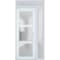 Vdomdoors Front Exterior Prehung FiberGlass Door Frosted Glass / Manux 8552 White Silk / Sidelight and Transo MANUX8552EXD-WS-W30+12 x H80+14-RH - alternate 1