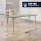 Flash Furniture Wren 60 in x 24 in Adjustable Height Activity Table, Thermal Laminate Top, Short Legs, Light Gray XU-A2460-REC-LTGRY-T-P-GG - alternate 3