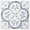 Andova Tiles Luv Passion Blue 8-in Encaustic Matte Porcelain Wall & Floor Tile, 19PK ANDLUV453 - alternate 2
