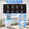 Edendirect 6,000 BTU Portable Air Conditioner Cools 450 Sq. Ft. with Heater, Dehumidifier and Remote in White ED-OX-10KH - alternate 2