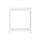 Homeroots Set Of Two 24" White Wood Rectangular End Tables With Shelf, 2PK 515519 - alternate 2