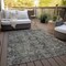 Homeroots 8' X 10' Taupe and Dark Taupe Oriental Washable Non Skid Indoor Outdoor Area Rug 563796 - alternate 4