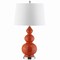 Jonathan Y Bowen 27.5" Contemporary Transitional Ceramic Gourd LED Table Lamp, Coral JYL4023A - alternate 3