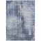 Homeroots 10' X 14' Navy Blue And Sky Blue Abstract Washable Indoor Outdoor Area Rug 587295 - alternate 3