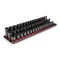 Tekton 3/8in Dr Shallow, Semi-Deep, and Deep 12pt Impact Socket Set w/Rails and Trays, 57pc (6-24 mm) SID91123 - alternate 1