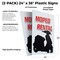 Signmission Moped Rental, Plastic Signs Only 24 Inch x 36 Inch, Corrugated Plastic, 2PK CSB-2436-2PACK-Moped Rental - alternate 2
