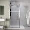 Anzzi 34 in. x 78 in. Fixed Frameless Shower Door in Brushed Nickel w/ Tsunami Guard Tempered Clear Glass SD-AZFL06002BN - alternate 2