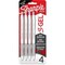 Sharpie S-Gel Pens, 0.7 mm Medium Pen Point, Black Ink, Gel-based, White Metal Barrel, 6PK 2126207 - alternate 1