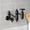 Kingston Brass Wall Mount Pot Filler Faucet, Matte Black KS3100CG - alternate 2