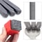 Neiko Number and Letter Punch Set with Heat-Treated Steel Punches, 1/8", 3 MM Shaft, 36 Pc Stamp Set 02631A - alternate 2