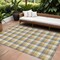 Homeroots 8' X 10' Gray Tan And Beige Plaid Washable Indoor Outdoor Area Rug 601401 - alternate 1